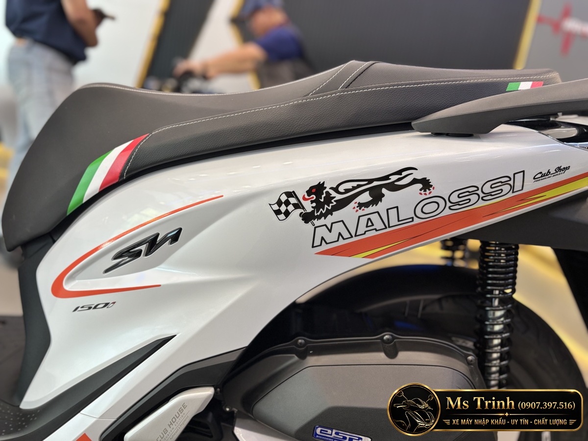 Honda SH150 Ý Malossi 2026 tại Đồng Nai - Tem custom thể thao, dáng SH thanh lịch