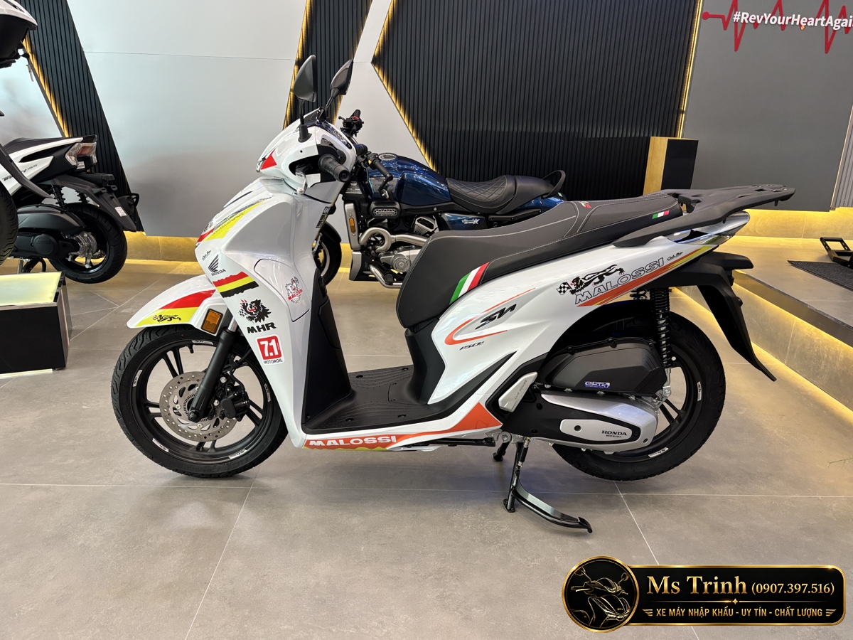 Honda SH150 Ý Malossi 2026 tại Đồng Nai - Tem custom thể thao, dáng SH thanh lịch