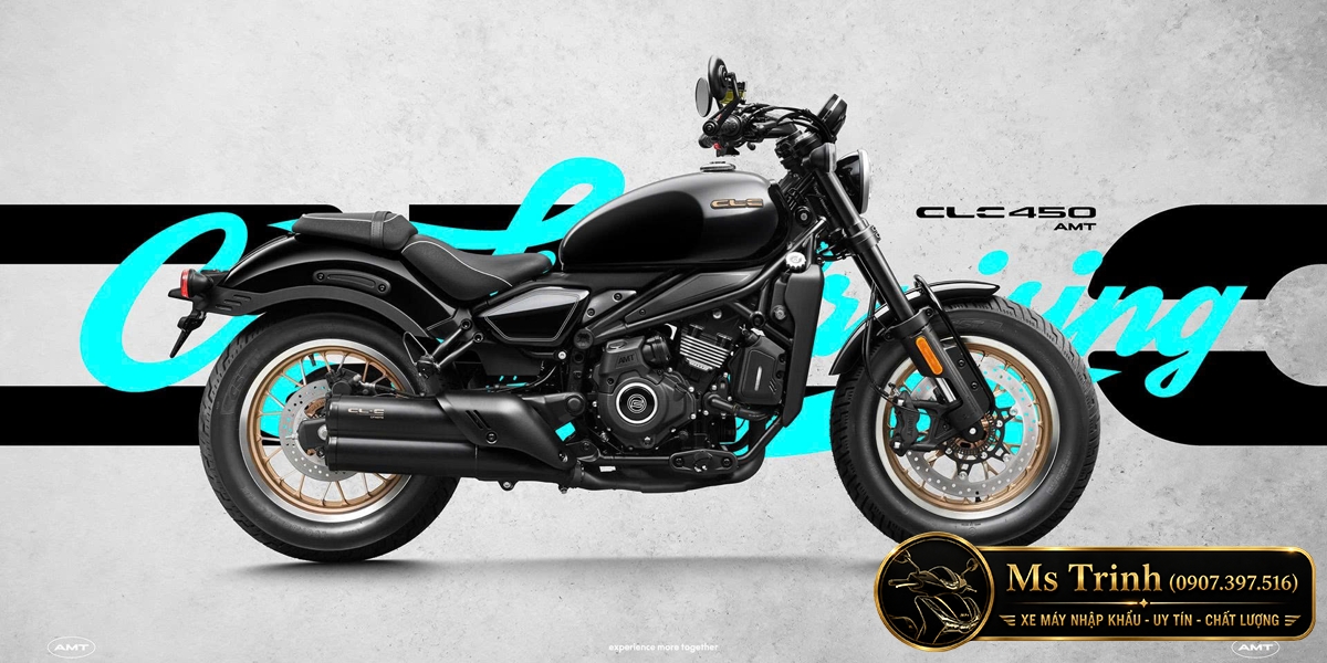 CFMoto 450CL-C AMT tại Đồng Nai – Cruiser 449cc hộp số tự động AMT đầy cuốn hút, giá tốt