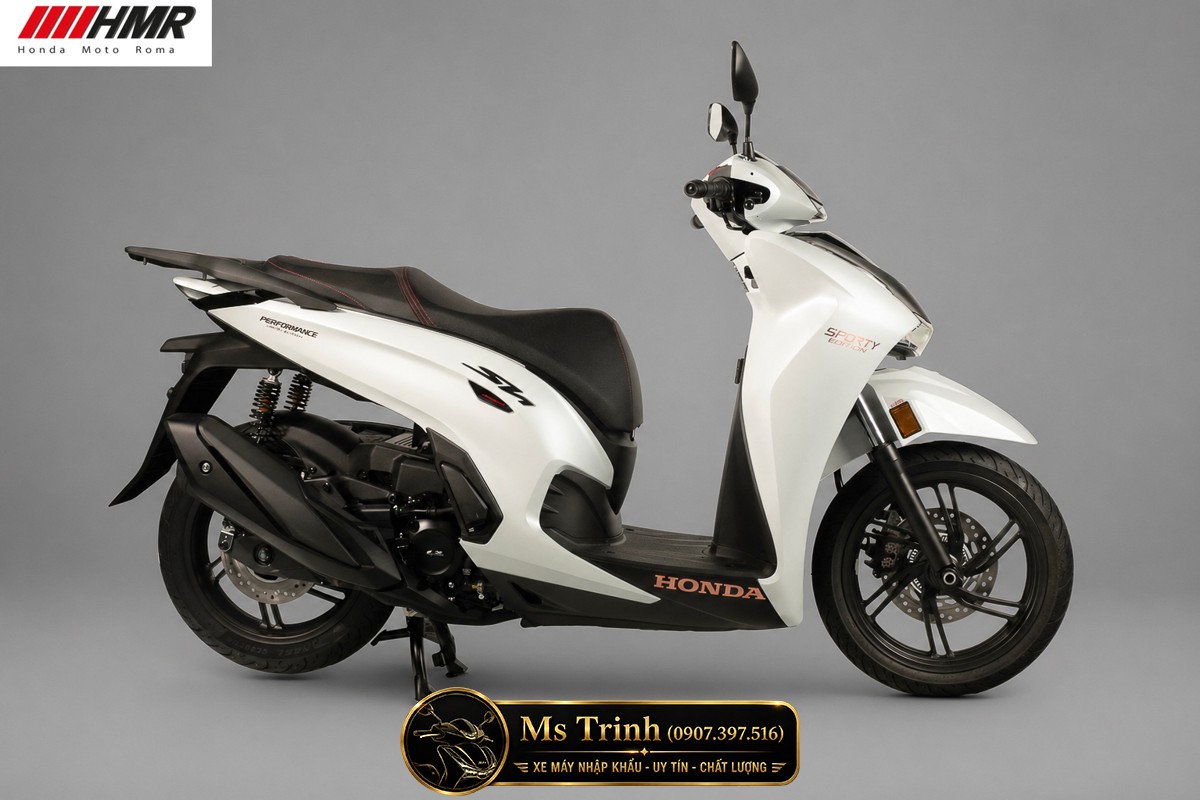 Honda SH350i nhập Ý 2026 tại Đồng Nai - SH350i Sporty Trắng Nhám, Xám Bóng Đẳng Cấp Chuẩn Ý