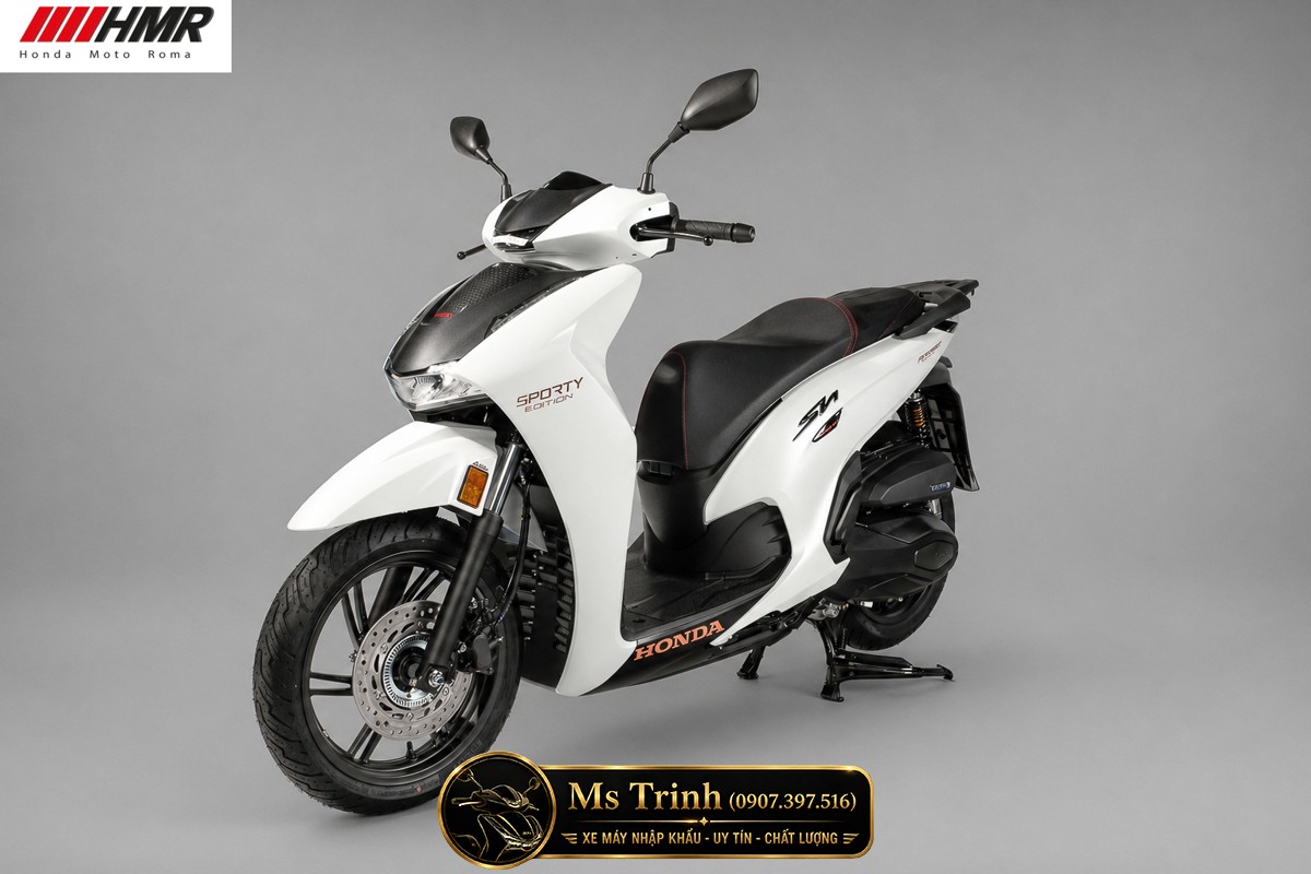 Honda SH350i nhập Ý 2026 tại Đồng Nai - SH350i Sporty Trắng Nhám, Xám Bóng Đẳng Cấp Chuẩn Ý