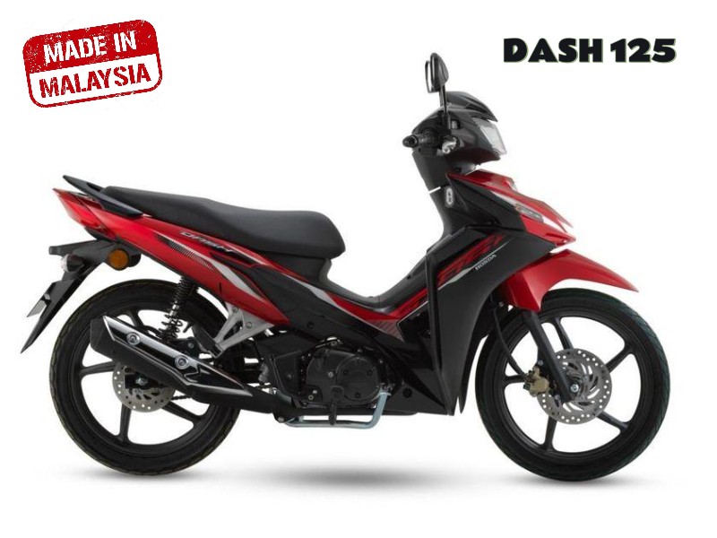 Honda Dash125 2025, 2 thắng dĩa, NK Chính Hãng Malaysia tại Đồng Nai