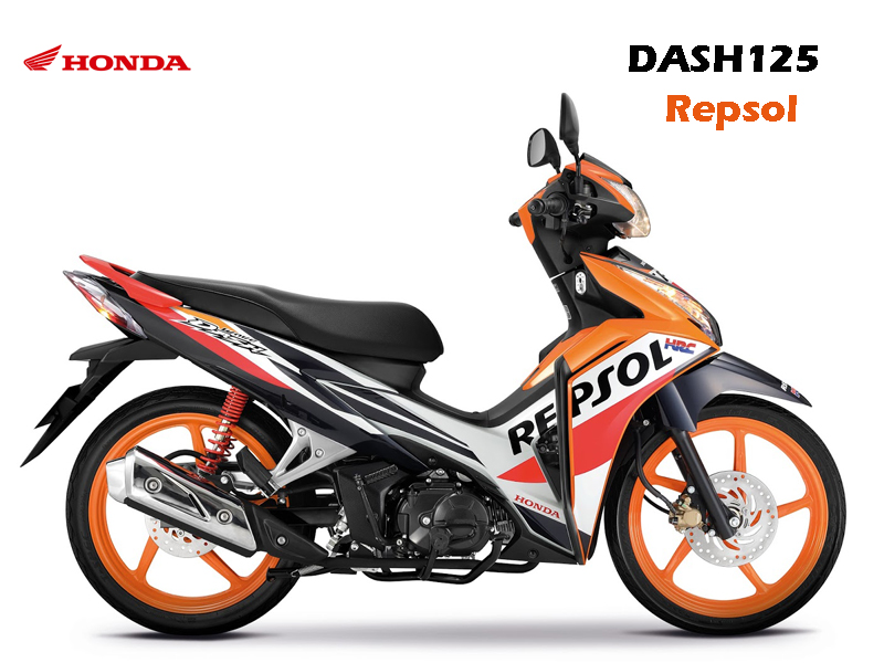 Honda Dash125 2025, 2 thắng dĩa, NK Chính Hãng Malaysia tại Đồng Nai