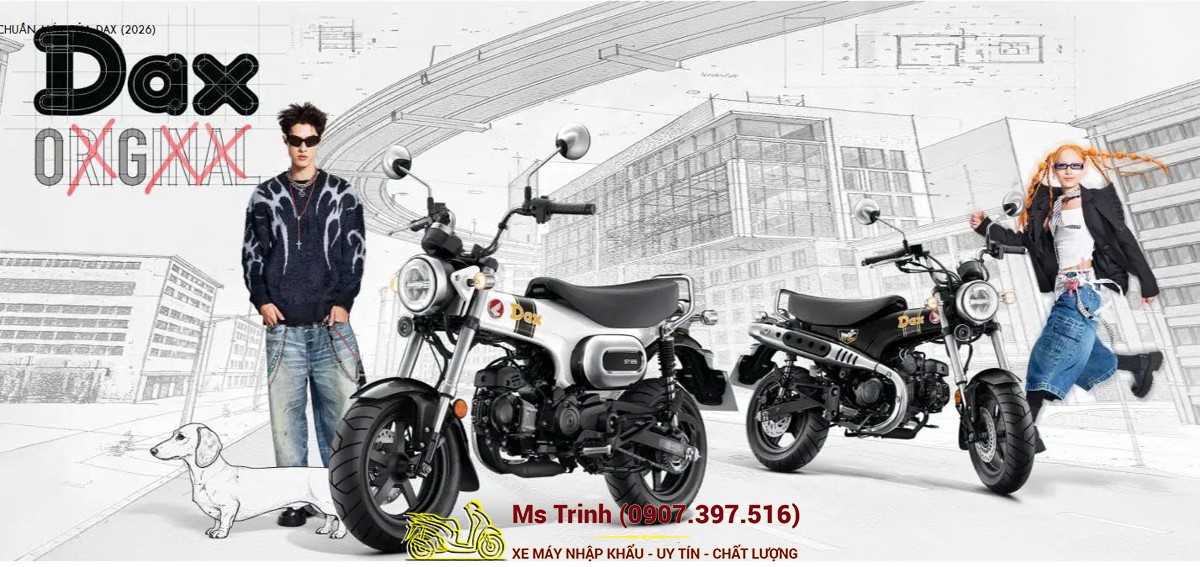 Honda Dax ST125 2026 tại Đồng Nai - Minibike huyền thoại khung T-Bone đầy cá tính