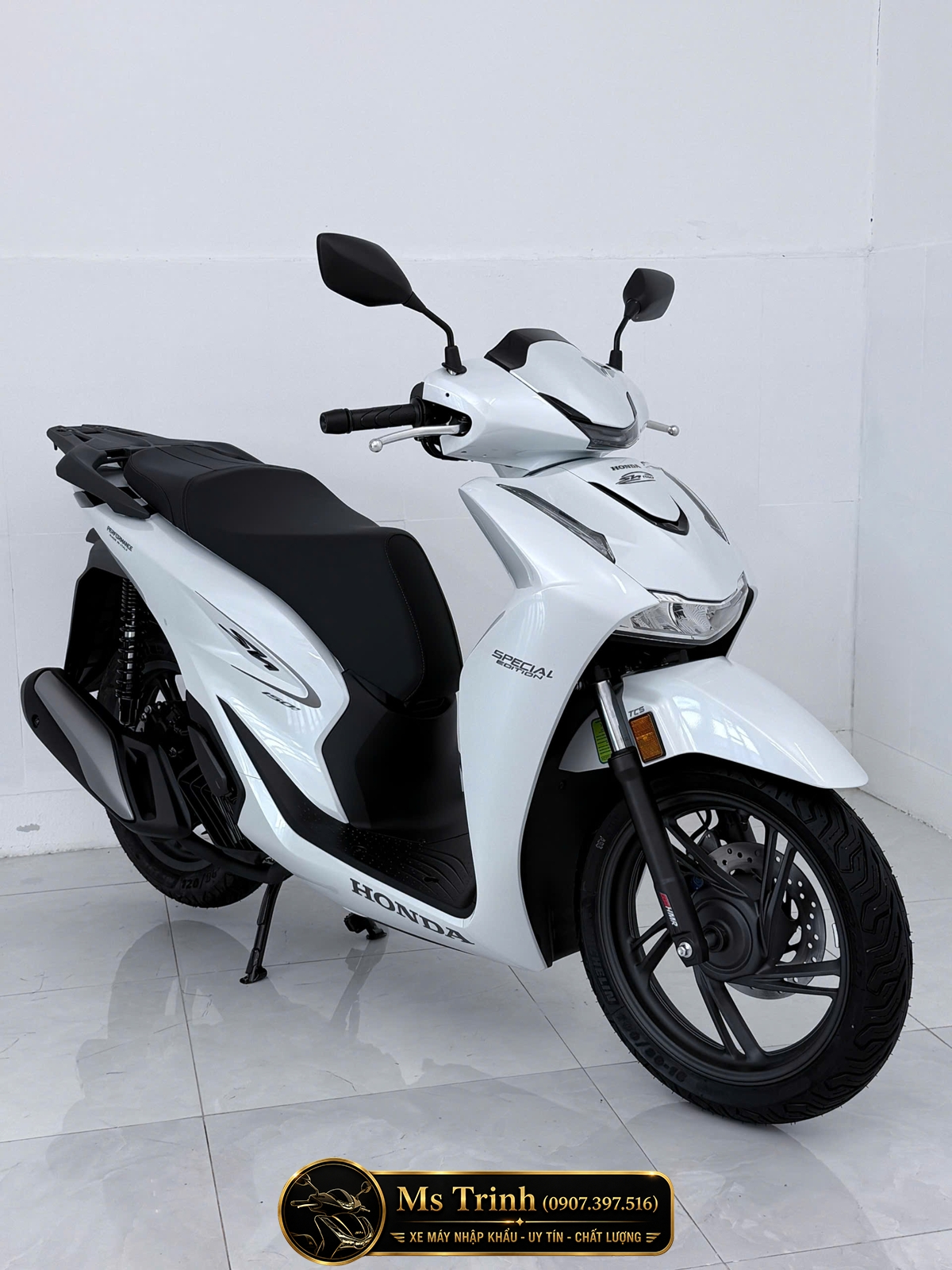 Honda SH150i Special Edition Standard nhập HMR Ý màu trắng tại Đồng Nai: Giá trị nằm trong từng chi tiết nguyên bản