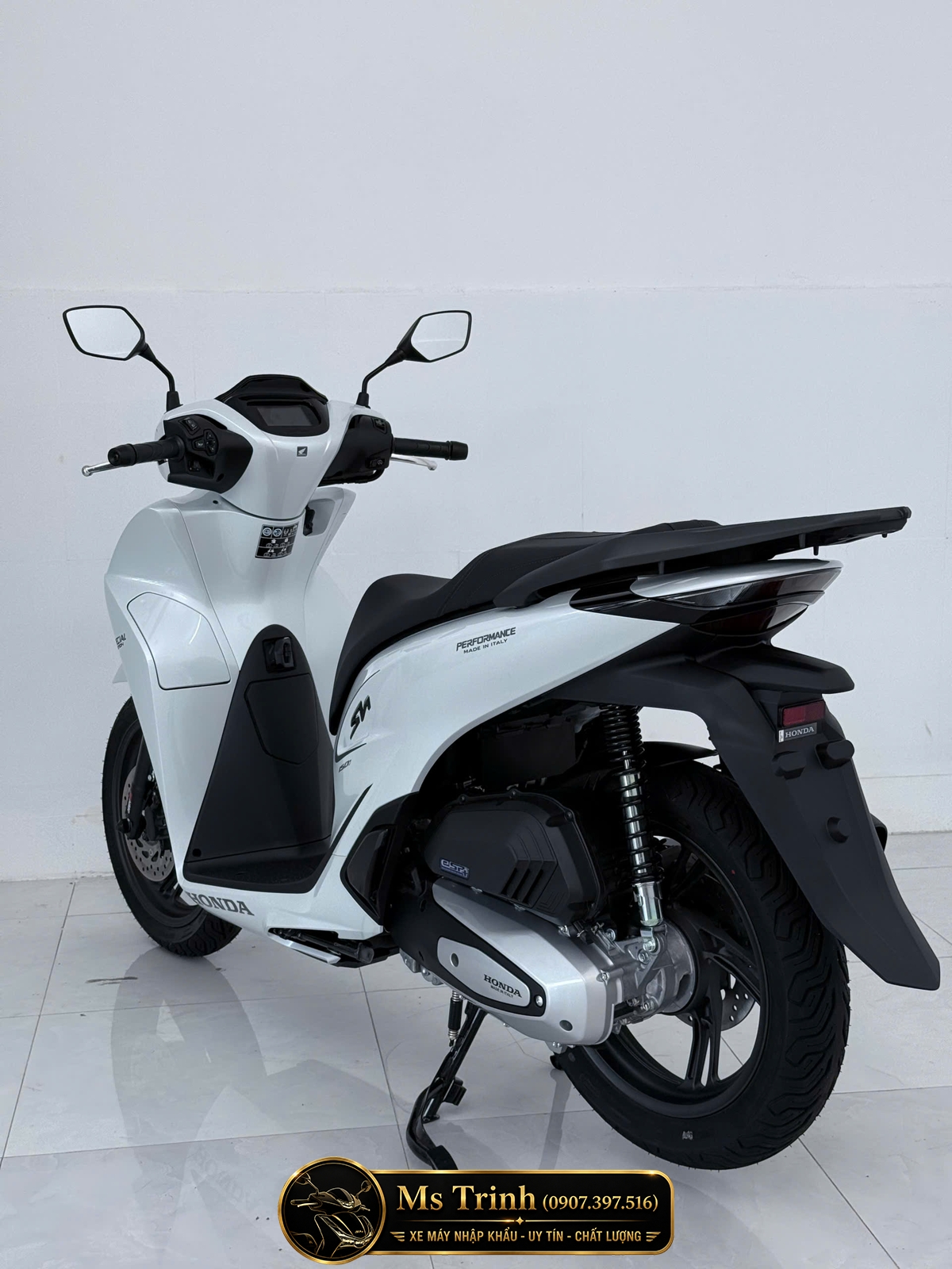 Honda SH150i Special Edition Standard nhập HMR Ý màu trắng tại Đồng Nai: Giá trị nằm trong từng chi tiết nguyên bản