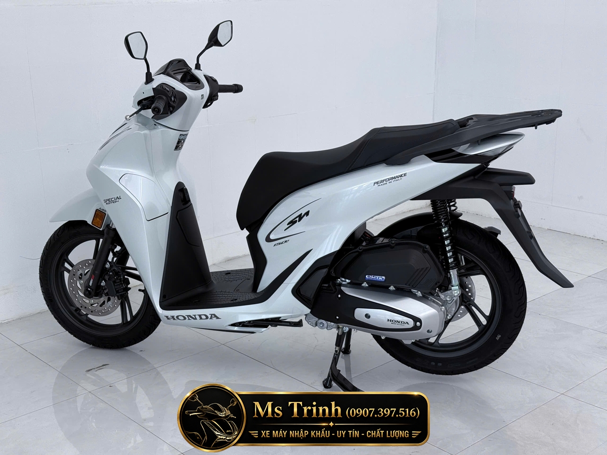 Honda SH150i Special Edition Standard nhập HMR Ý màu trắng tại Đồng Nai: Giá trị nằm trong từng chi tiết nguyên bản