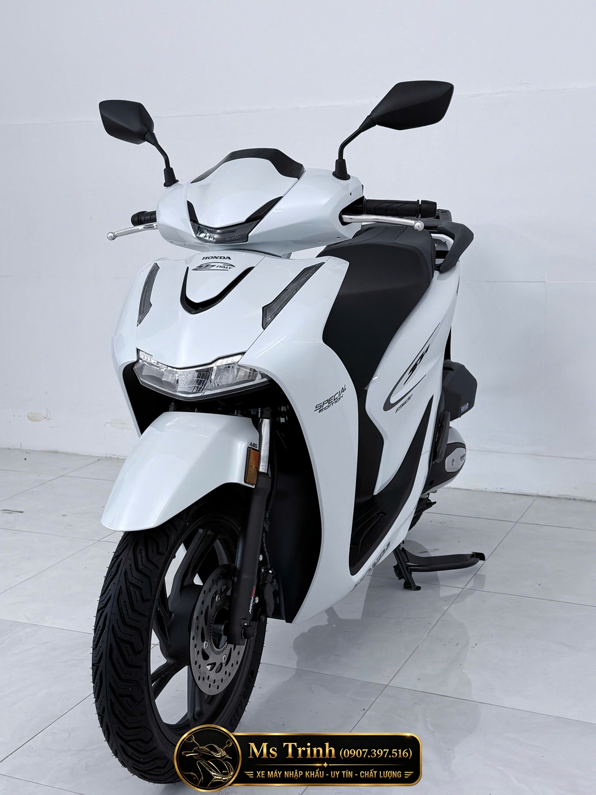 Honda SH150i Special Edition Standard nhập HMR Ý màu trắng tại Đồng Nai: Giá trị nằm trong từng chi tiết nguyên bản