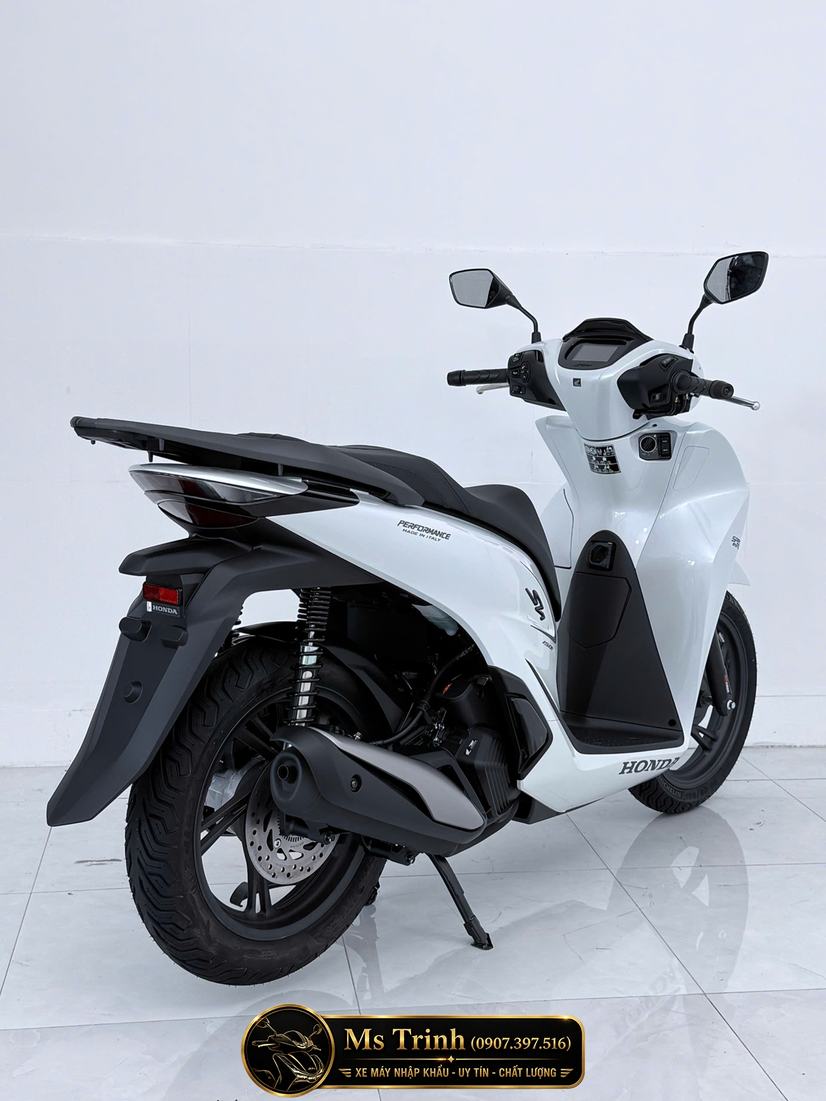 Honda SH150i Special Edition Standard nhập HMR Ý màu trắng tại Đồng Nai: Giá trị nằm trong từng chi tiết nguyên bản