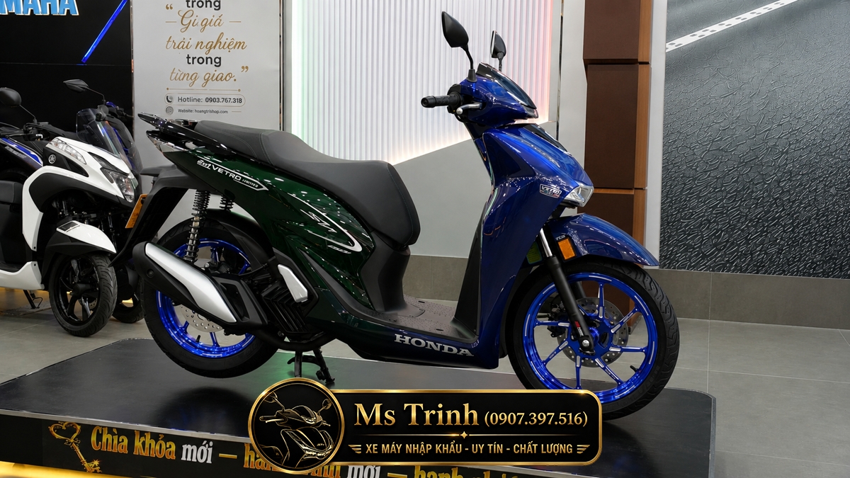Honda SH150i Vetro Sapphire - Green tại Đồng Nai: SH Ý 2 trong 1 giới hạn 200 xe