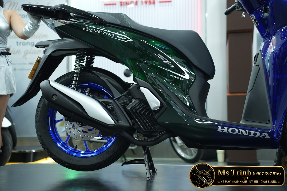 Honda SH150i Vetro Sapphire - Green tại Đồng Nai: SH Ý 2 trong 1 giới hạn 200 xe