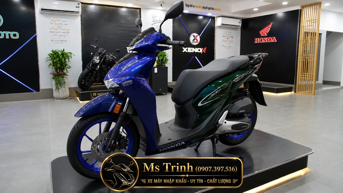 Honda SH150i Vetro Sapphire - Green tại Đồng Nai: SH Ý 2 trong 1 giới hạn 200 xe