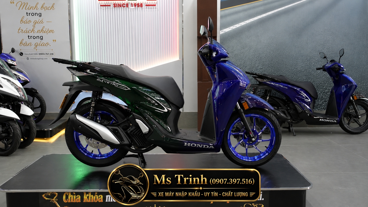 Honda SH150i Vetro Sapphire - Green tại Đồng Nai: SH Ý 2 trong 1 giới hạn 200 xe