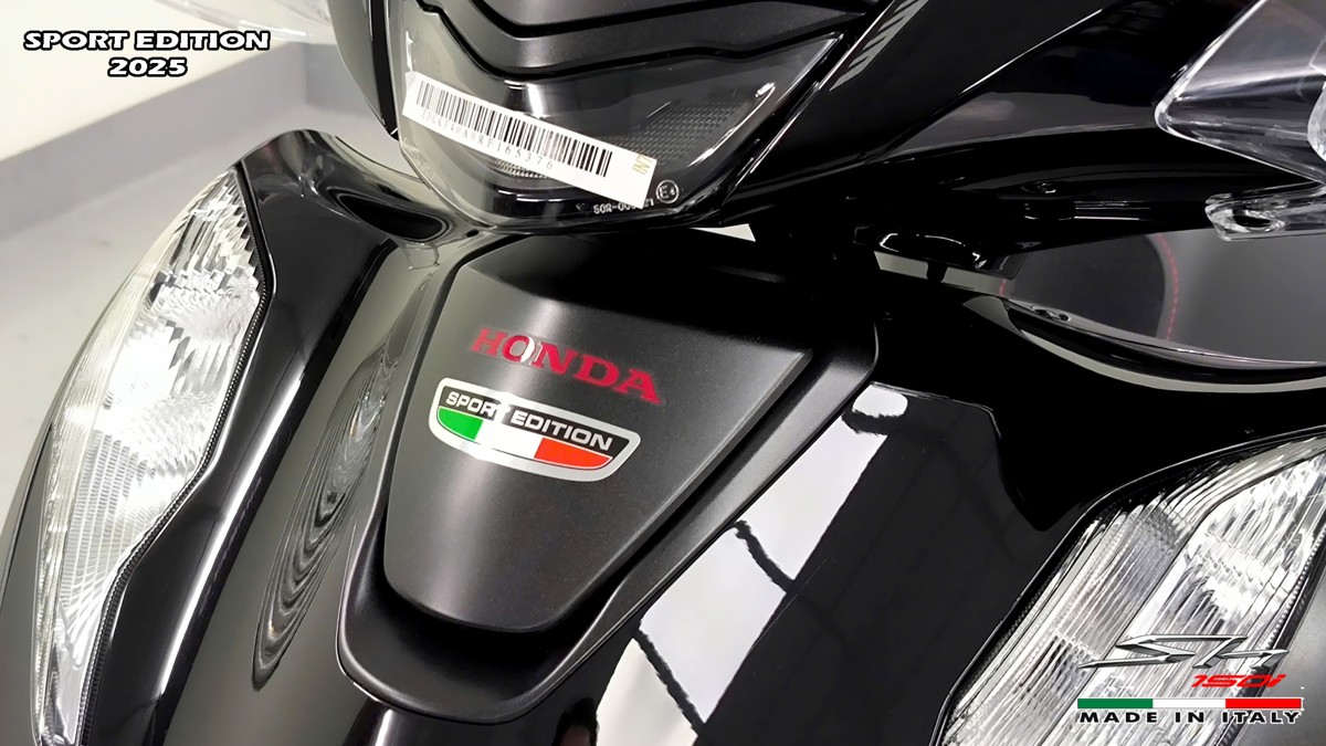 Honda SH150i 2025 Italy Sport Edition Màu Đen, Nhập Chính Hãng, Giá Rẻ tại Đồng Nai