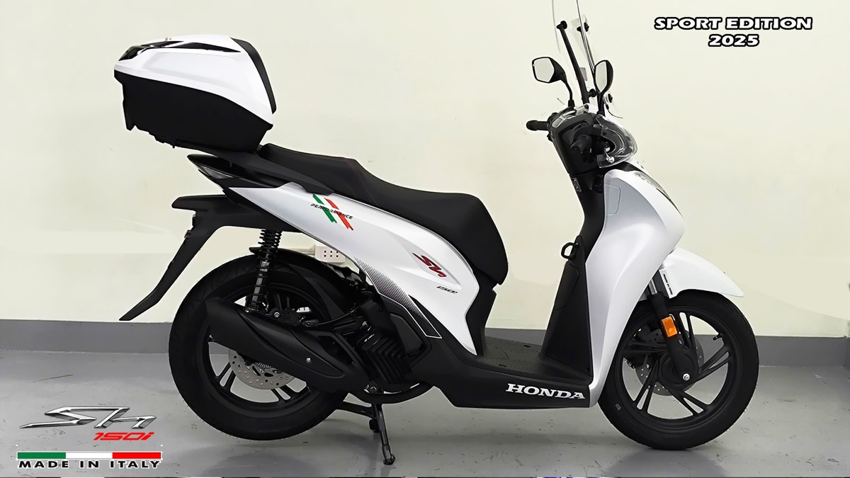 Honda SH150i Sport Edition 2025 Trắng, Made In Italy, Nhập Chính Hãng tại Đồng Nai