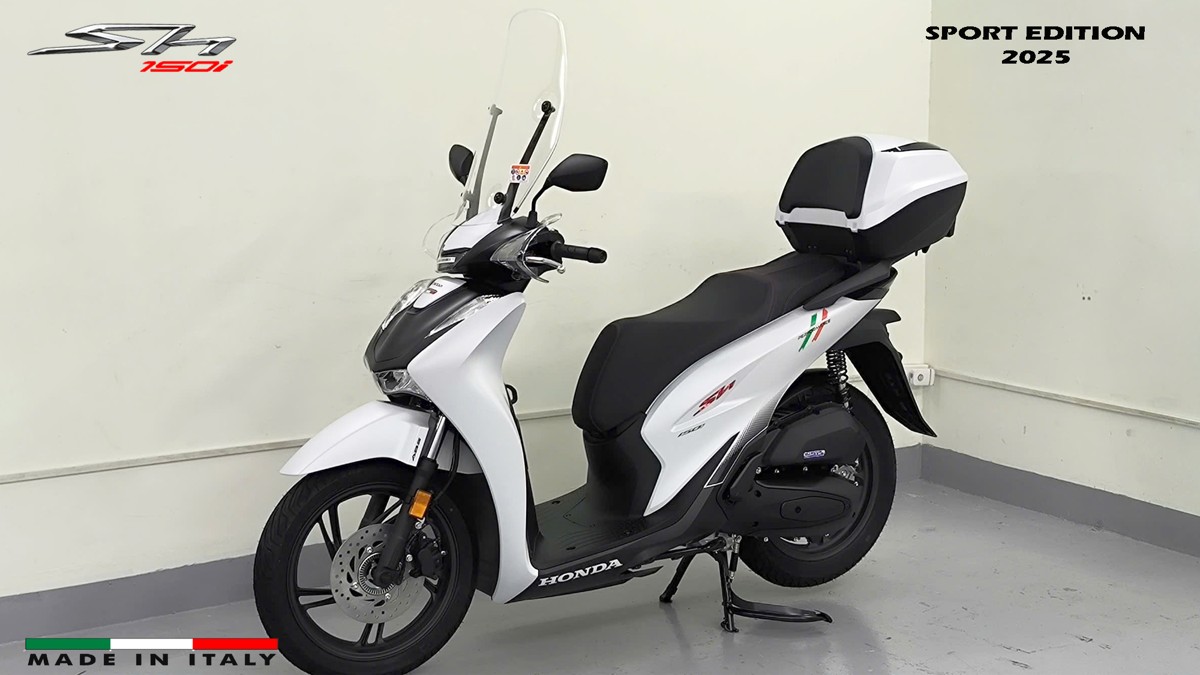 Honda SH150i Sport Edition 2025 Trắng, Made In Italy, Nhập Chính Hãng tại Đồng Nai
