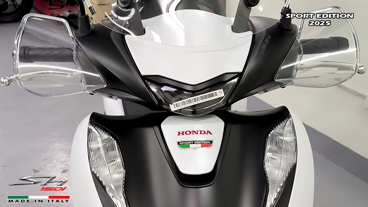 Honda SH150i Sport Edition 2025 Trắng, Made In Italy, Nhập Chính Hãng tại Đồng Nai