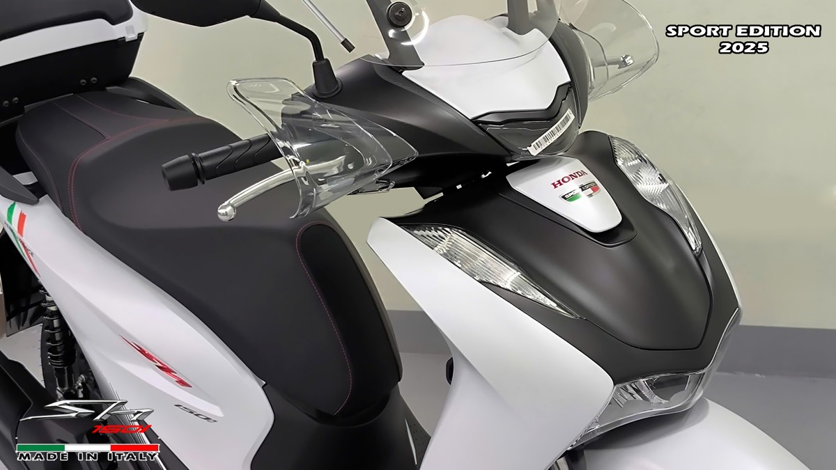 Honda SH150i Sport Edition 2025 Trắng, Made In Italy, Nhập Chính Hãng tại Đồng Nai