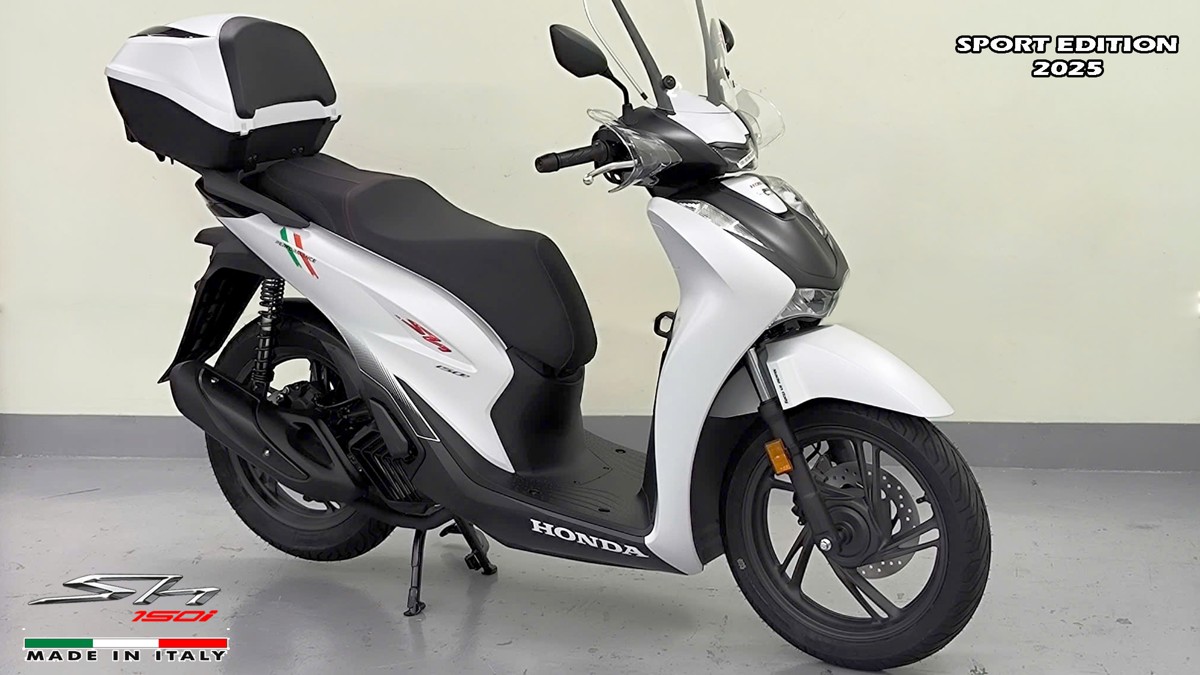 Honda SH150i Sport Edition 2025 Trắng, Made In Italy, Nhập Chính Hãng tại Đồng Nai