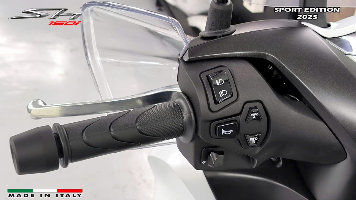 Honda SH150i Sport Edition 2025 Trắng, Made In Italy, Nhập Chính Hãng tại Đồng Nai