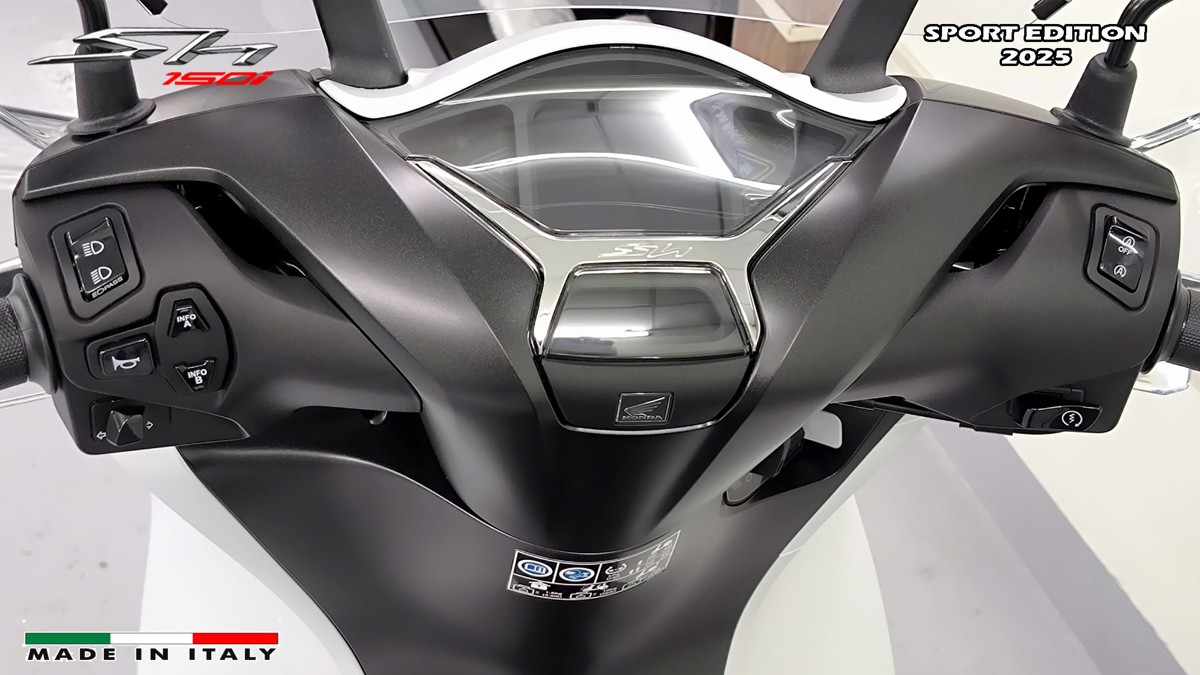 Honda SH150i Sport Edition 2025 Trắng, Made In Italy, Nhập Chính Hãng tại Đồng Nai
