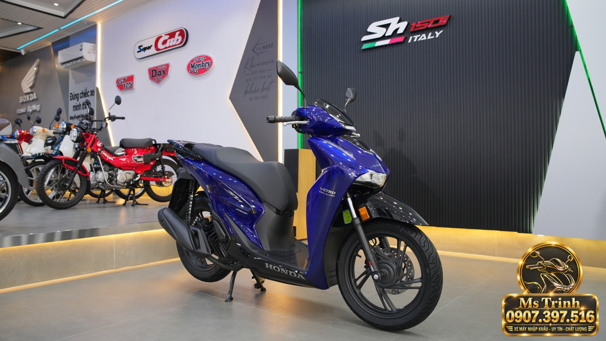 Honda SH150 Vetro Blue 2027 tại Đồng Nai - Xanh Sapphire trong suốt, nhập Ý sang trọng