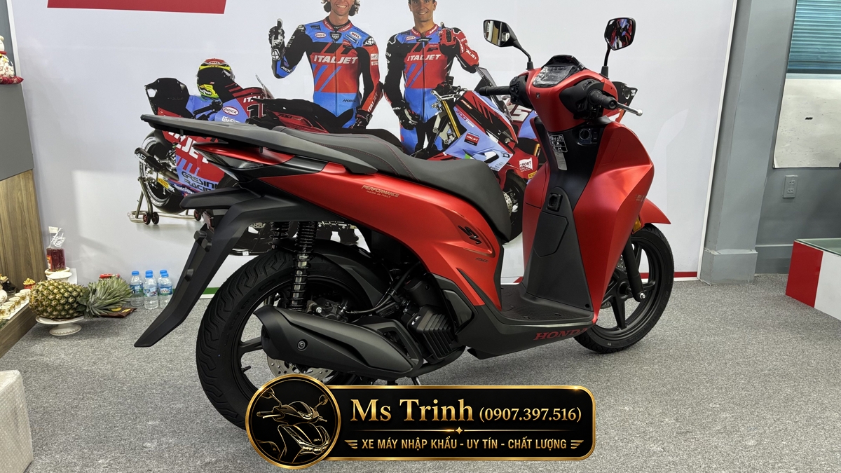 Honda SH150 Ý 2026 màu đỏ Sporty New Concept tại Đồng Nai: Giá trị khác biệt của một chiếc SH nhập khẩu