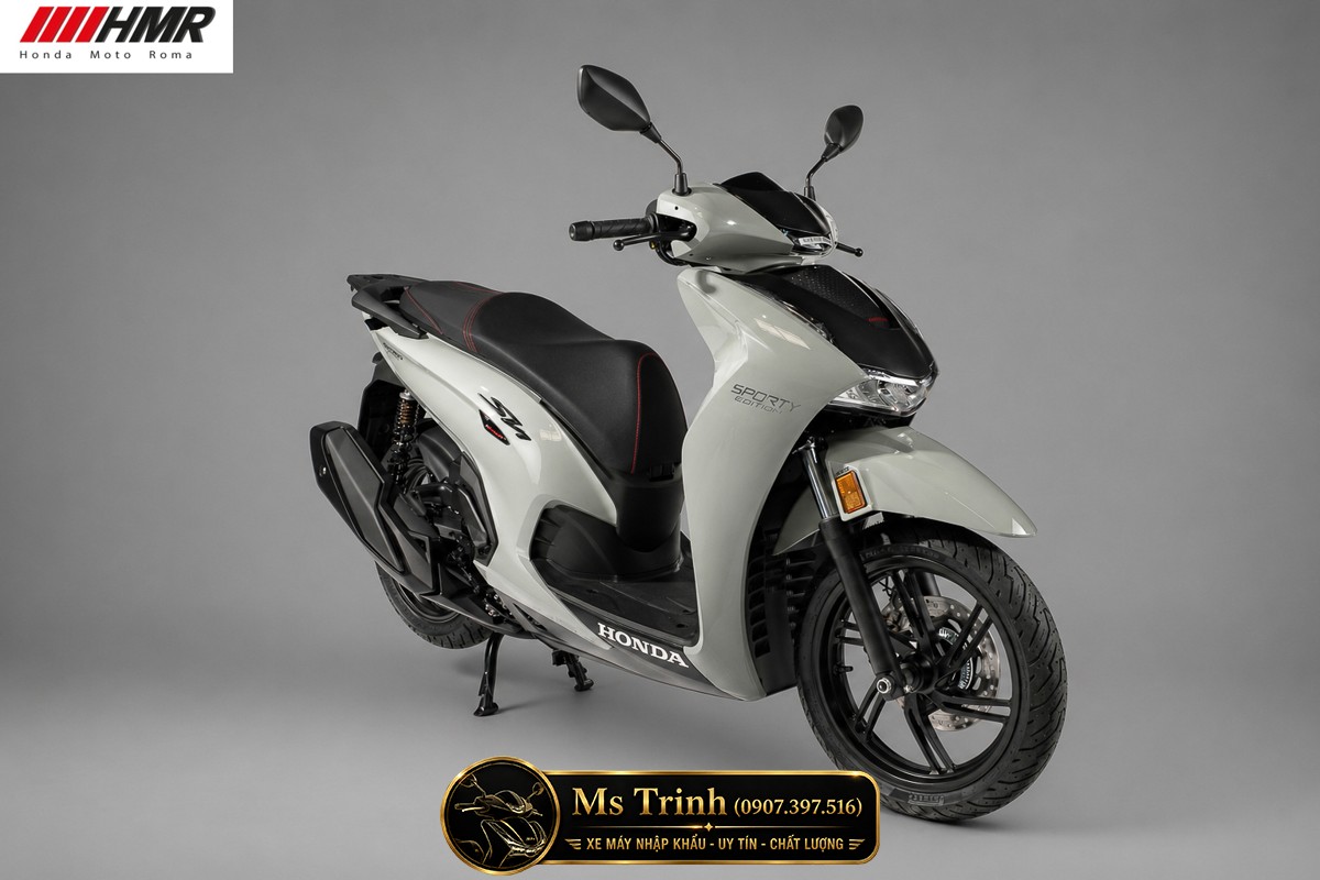 Honda SH350i nhập Ý 2026 tại Đồng Nai - SH350i Sporty Trắng Nhám, Xám Bóng Đẳng Cấp Chuẩn Ý