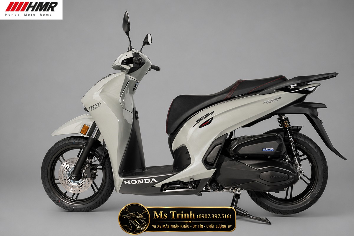 Honda SH350i nhập Ý 2026 tại Đồng Nai - SH350i Sporty Trắng Nhám, Xám Bóng Đẳng Cấp Chuẩn Ý