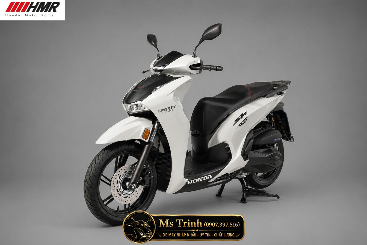 Honda SH350i nhập Ý 2026 tại Đồng Nai - SH350i Sporty Trắng Nhám, Xám Bóng Đẳng Cấp Chuẩn Ý