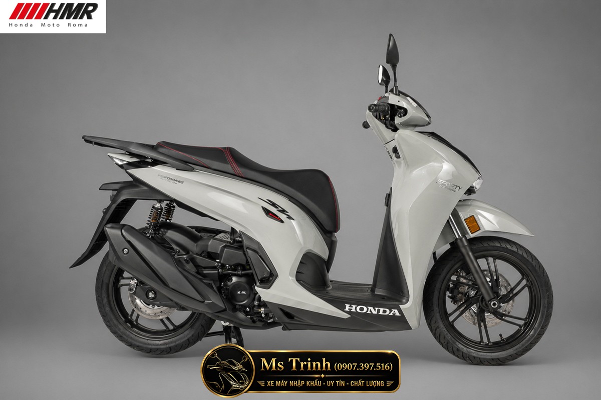 Honda SH350i nhập Ý 2026 tại Đồng Nai - SH350i Sporty Trắng Nhám, Xám Bóng Đẳng Cấp Chuẩn Ý