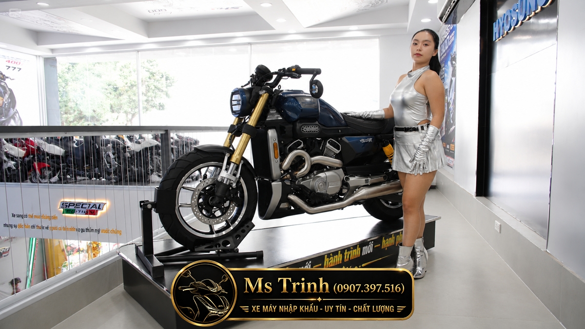 Hyosung GV350X tại Đồng Nai - Cruiser 350cc Phong Cách Mỹ Cơ Bắp, Cá Tính