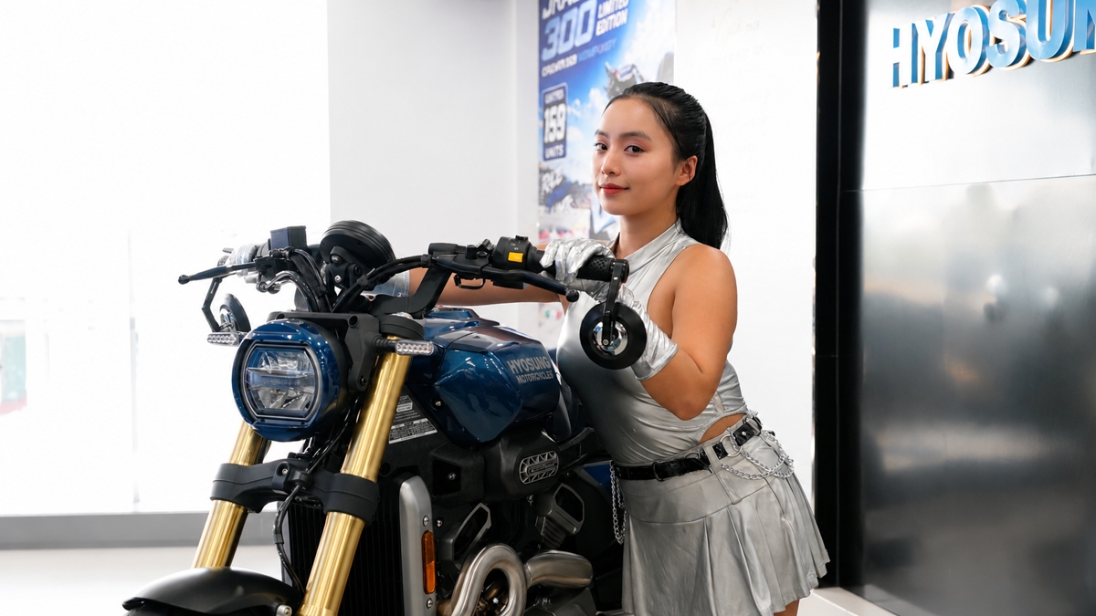 Hyosung GV350X tại Đồng Nai - Cruiser 350cc Phong Cách Mỹ Cơ Bắp, Cá Tính