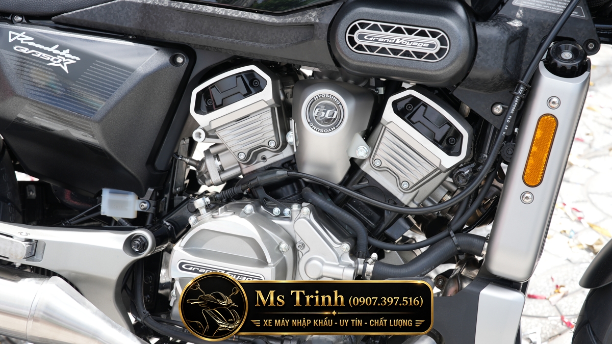 Hyosung GV350X tại Đồng Nai - Cruiser 350cc Phong Cách Mỹ Cơ Bắp, Cá Tính