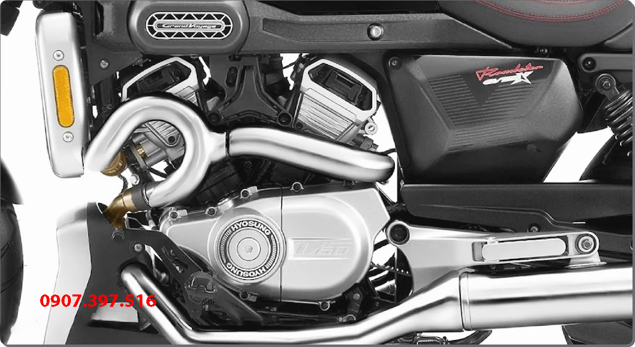 Hyosung GV350X tại Đồng Nai - Cruiser 350cc Phong Cách Mỹ Cơ Bắp, Cá Tính