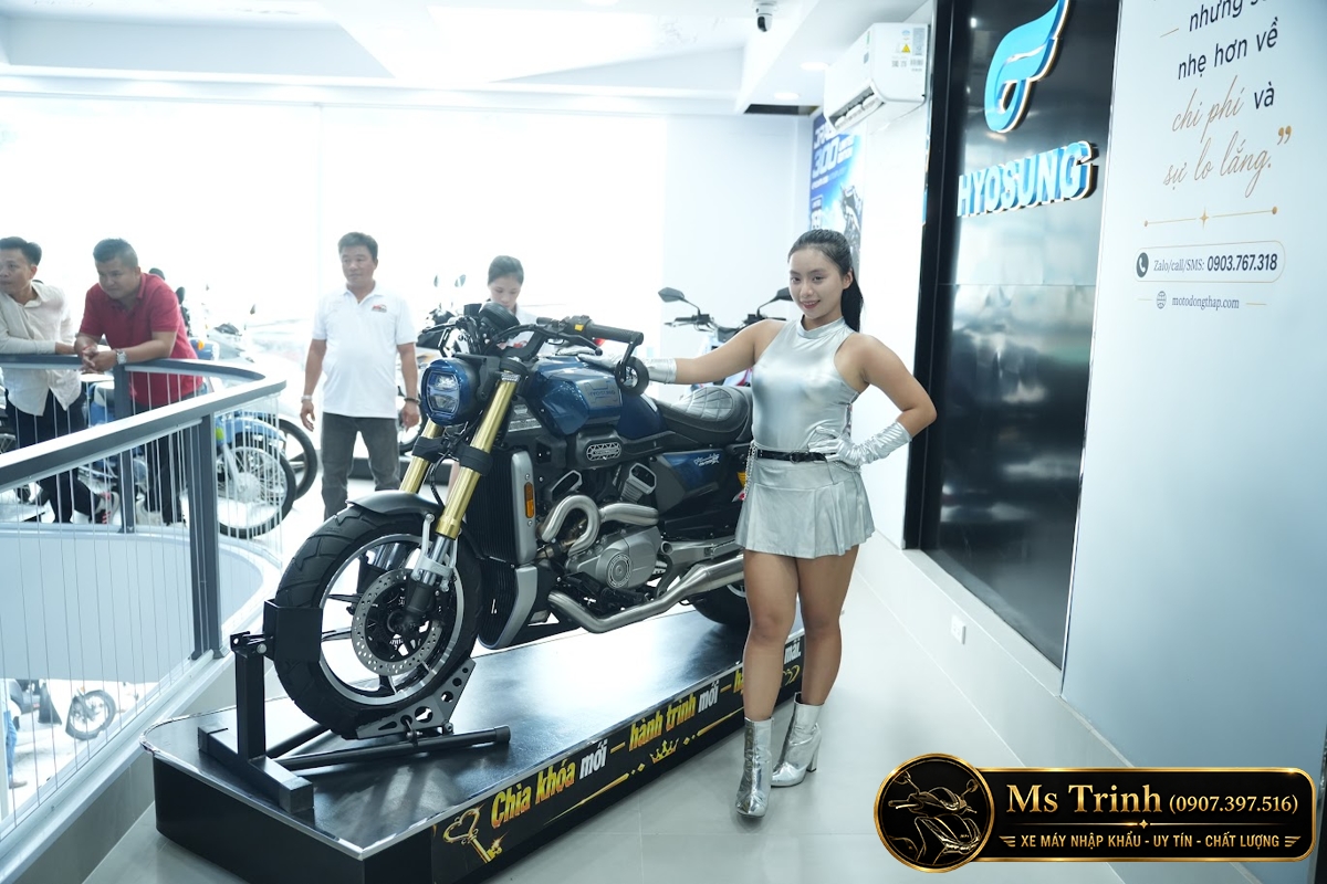 Hyosung GV350X tại Đồng Nai - Cruiser 350cc Phong Cách Mỹ Cơ Bắp, Cá Tính