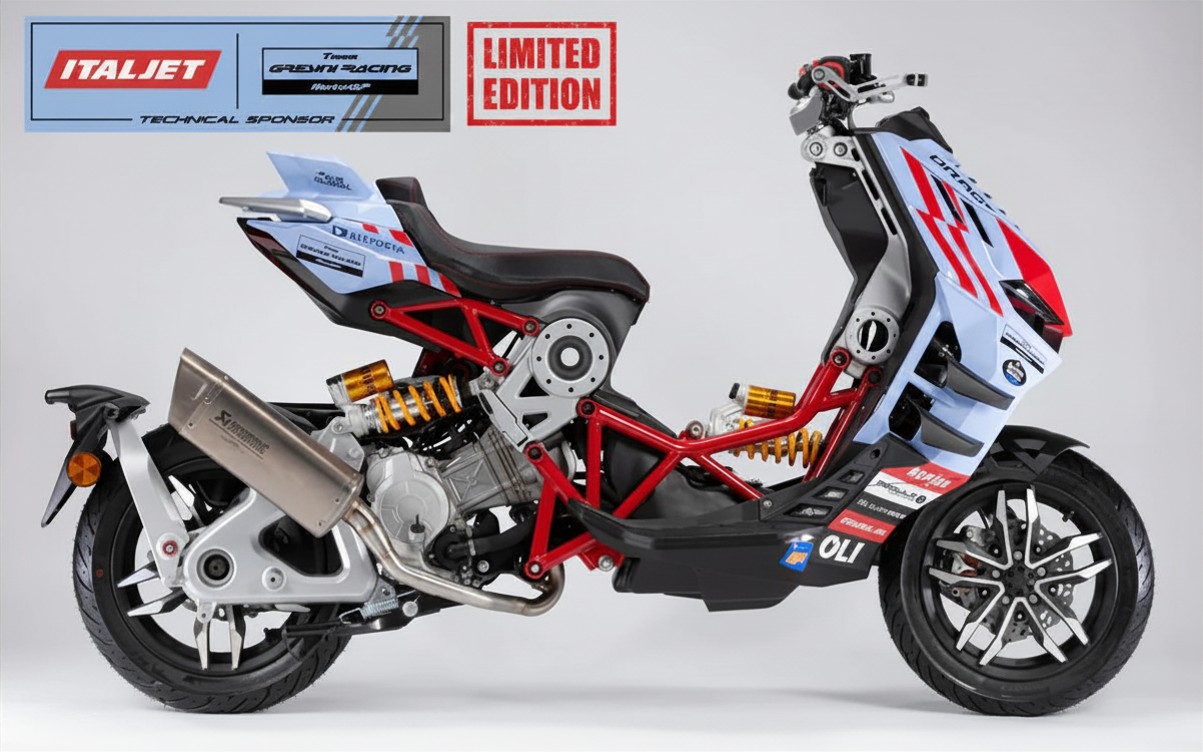 Italjet Dragster 300 Gresini Racing Tại Đồng Nai - Chiếc Scooter Ý Khiến Dân Chơi Xe Phải Ngoái Nhìn