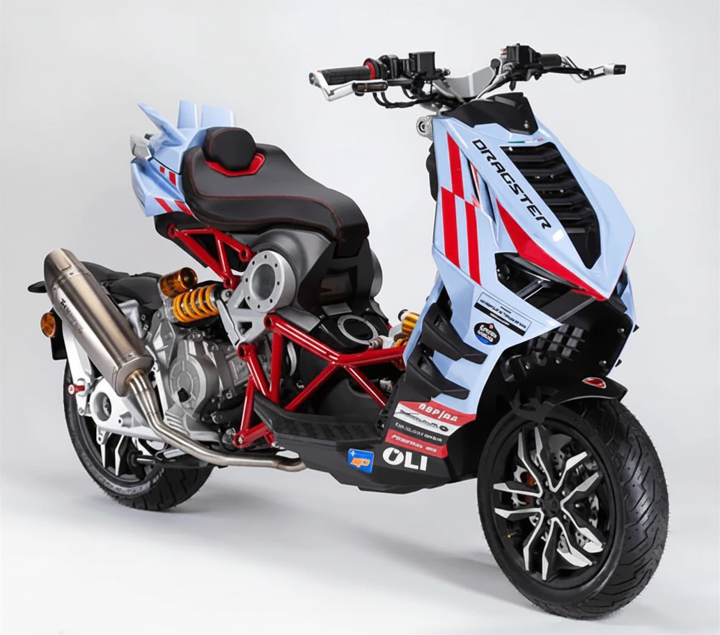 Italjet Dragster 300 Gresini Racing Tại Đồng Nai - Chiếc Scooter Ý Khiến Dân Chơi Xe Phải Ngoái Nhìn