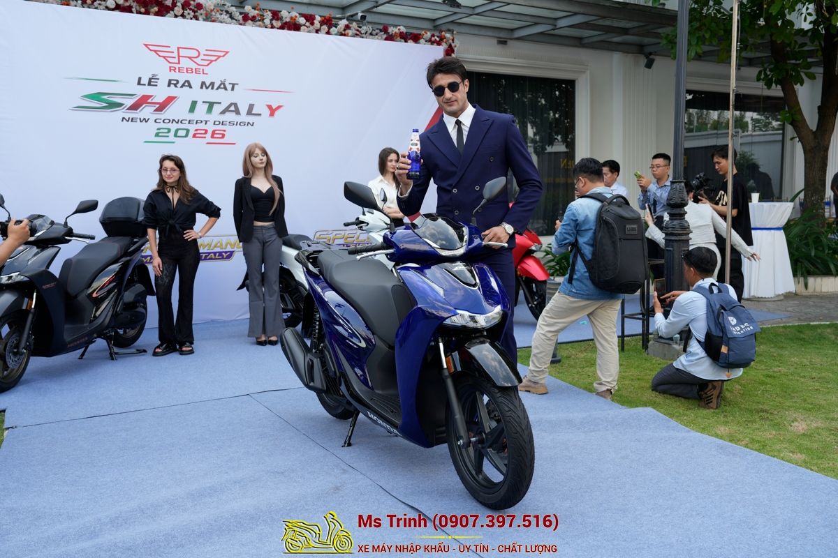 Honda SH150 Vetro Blue 2026 Limited Edition - Siêu phẩm SH Ý dàn áo xanh trong suốt cực hiếm tại Đồng Nai