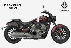 Benda Drak Flag 500, Động Cơ V4, Phuộc Nâng Điện, TCS, ABS tại Đồng Nai